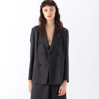 THE GARMENT ウールブレンド Mille ダブルブレストジャケット ZELANDER GLEN CHECK ダブルブレストジャケット