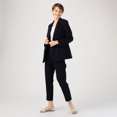適切な価格 ツイルリネンストレッチ ダブルブレストジャケット maison | ジャケット・アウター