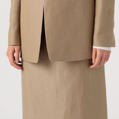 ＤＯＲＭＥＵＩＬ×Ｂａｌｌｓｅｙ　リネンウール　ノーカラージャケット