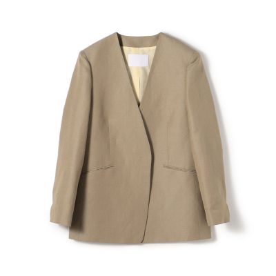 ＤＯＲＭＥＵＩＬ×Ｂａｌｌｓｅｙ　リネンウール　ノーカラージャケット