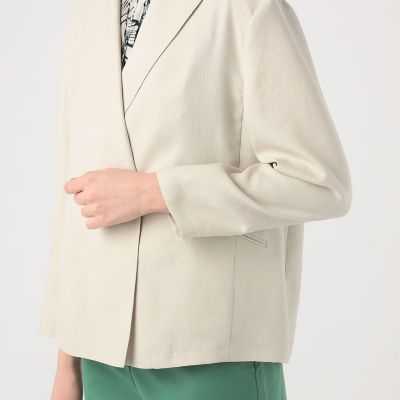 ライトカルゼ ダブルブレストジャケット | maison TOMORROWLAND