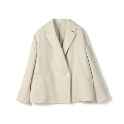 ライトカルゼ ダブルブレストジャケット | maison TOMORROWLAND/メゾン