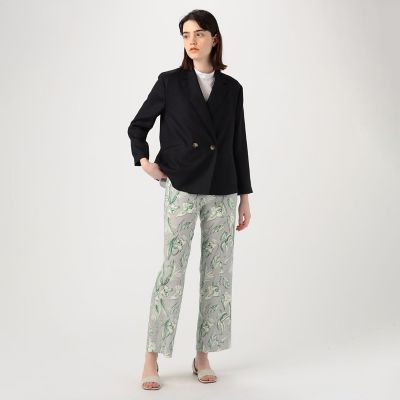 【新品】トゥモローランド・ライトカルゼ ダブルブレストジャケット ライトカルゼ ダブルブレストジャケット | maison TOMORROWLAND