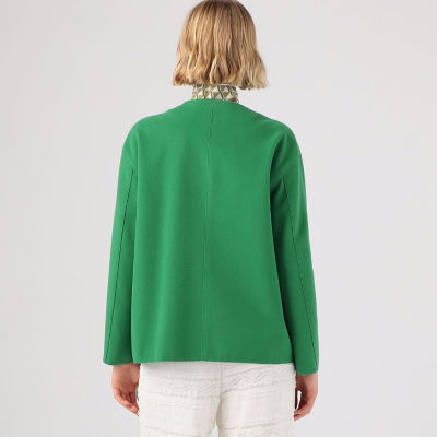 ニードルジャージー ノーカラージャケット ニードルジャージー ノーカラージャケット | maison TOMORROWLAND