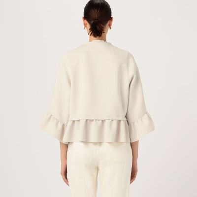 BALLSEY　スキューバジャージーフレアブルゾン　ネイビー BALLSEY スキューバジャージーフレアブルゾン ネイビー - メルカリ
