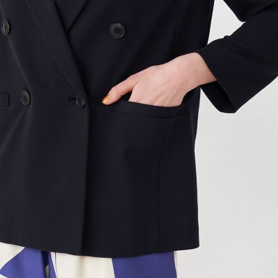 極美品 2024年✨バトードゥシップス ダブルブレストジャケット モヘヤ混 黒3 20230317181821302_320.jpg