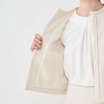 ギマラッセル ノーカラージャケット | maison TOMORROWLAND/メゾン