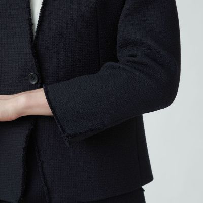 新品　Ballsey グラニーツイード Vカラージャケット　ネイビー　36 グラニーツイード Vカラージャケット｜トゥモローランド 公式通販