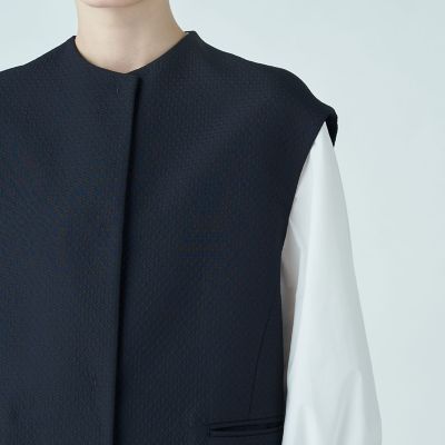 ピンドットマトラッセ コクーンジレ | maison TOMORROWLAND