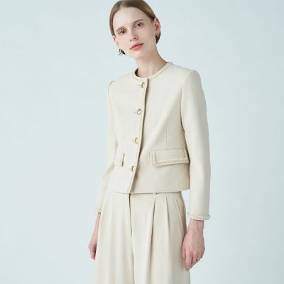 ☆美品☆BALLSEY(トゥモローランド)3点セット ミックスダブルクロス クルーネックジャケット | maison