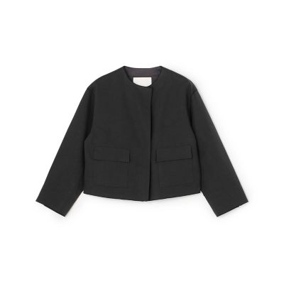 リネンコットンムーブ クルーネックジャケット | maison
