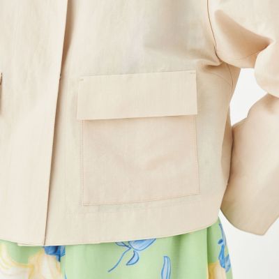 リネンコットンムーブ クルーネックジャケット | maison