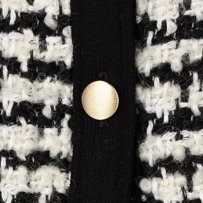 ニットコンビツイード　フレンチスリーブジレ