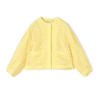 アリッサムカットジャカード　クルーネックジャケット