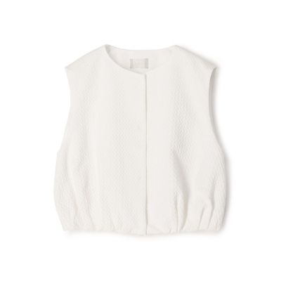 タイニーフラワージャカード　ショートベスト