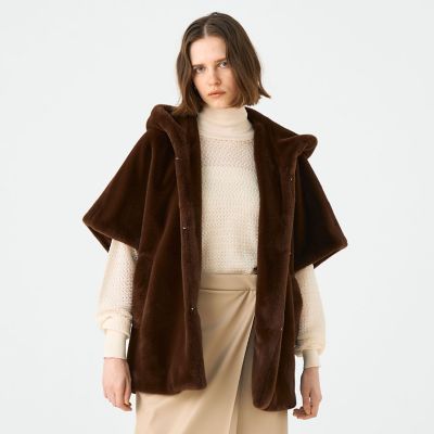 TOMORROWLAND BALLSEY FOXファーカシミヤ入りポンチョ 38 TOMORROWLAND BALLSEY FOXファーカシミヤ入りポンチョ 38 注目の
