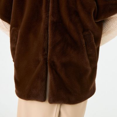 スムースファー フーディーポンチョ | maison TOMORROWLAND/メゾン