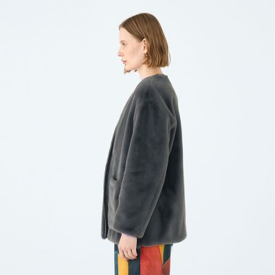 スムースファー Vカラージャコット | maison TOMORROWLAND/メゾン