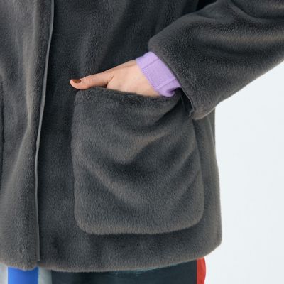 スムースファー Vカラージャコット | maison TOMORROWLAND/メゾン