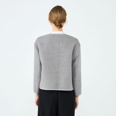 新品未使用タグ付き　トゥモローランド　ファンシーニット ライトブルゾン TOMORROWLAND / トゥモローランド ブルゾン | ファッション通販