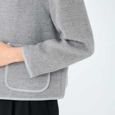 ファンシードビー クルーネックジャケット | maison TOMORROWLAND