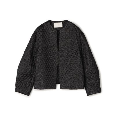 ＜maison TOMORROWLAND＞ラメマトラッセ　バックペプラムジャケット