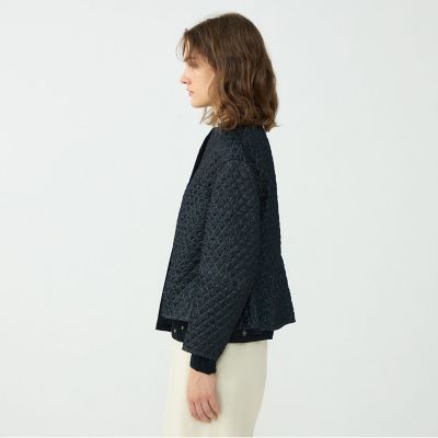 ラメマトラッセ バックペプラムジャケット | maison TOMORROWLAND