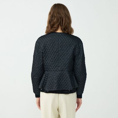 ラメマトラッセ バックペプラムジャケット | maison TOMORROWLAND