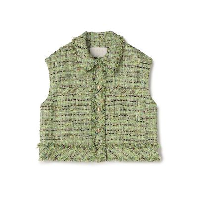 コーラルファンシーツイード 2－wayベスト | maison TOMORROWLAND