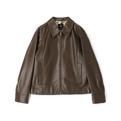 店舗限定】シープナッパ ジップアップブルゾン | maison TOMORROWLAND
