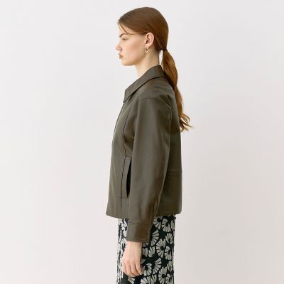 店舗限定】シープナッパ ジップアップブルゾン | maison TOMORROWLAND 