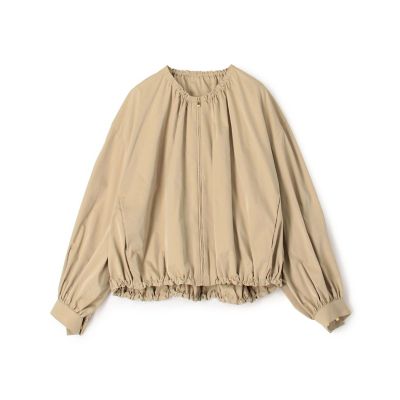 ＜maison TOMORROWLAND＞ライトパウダリータフタ　ギャザーブルゾン