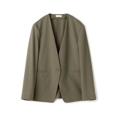 ＜maison TOMORROWLAND＞【予約商品５月下旬以降順次お届け】サブレジョーゼット　Ｖカラー１Ｂジャケット