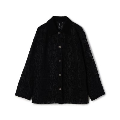 モールレースボンディング カバーオールジャケット | maison