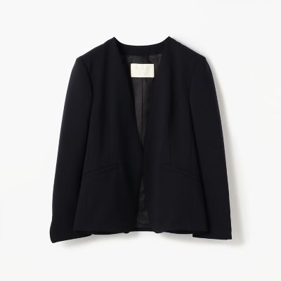 トリアセテートポリエステル ノーカラージャケット | maison