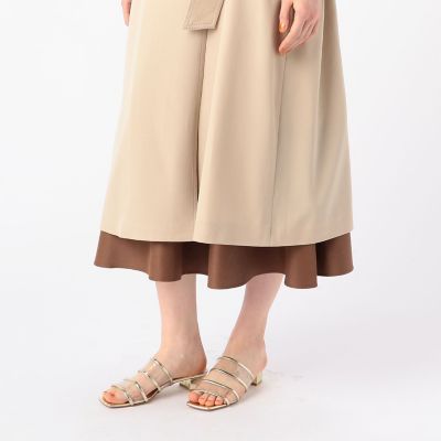 ウールギャバジン　ガウンコート