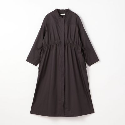 コットンピーチクロス　スタンドネックコート