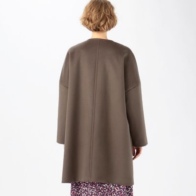 Deuxieme Classe ダブルフェイスノーカラーコート 6万1600円 2025年最新】Yahoo!オークション -deuxieme classe ノーカラー