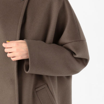 シャルムダブルフェイス ノーカラーコート | maison TOMORROWLAND