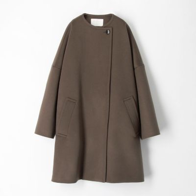 シャルムダブルフェイス ノーカラーコート | maison TOMORROWLAND