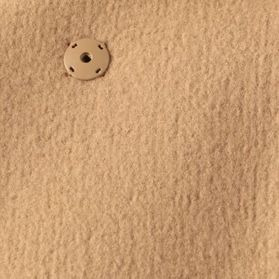 リップルメルトン　ノーカラーコート