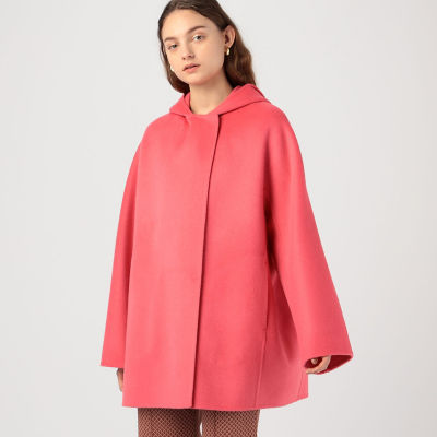 TOMORROWLAND プレミアムウールリバー フーデッドショートコート 36 プレミアムウールリバー フーデッドショートコート｜トゥモローランド