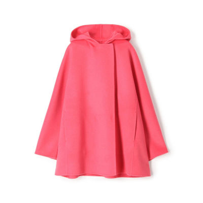 プレミアムウールリバー フーデッドショートコート | maison