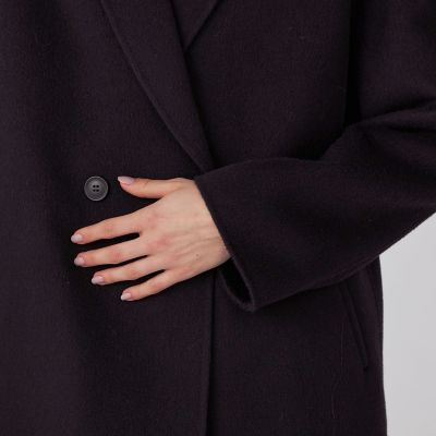 ウールカシミヤリバー　チェスターコート