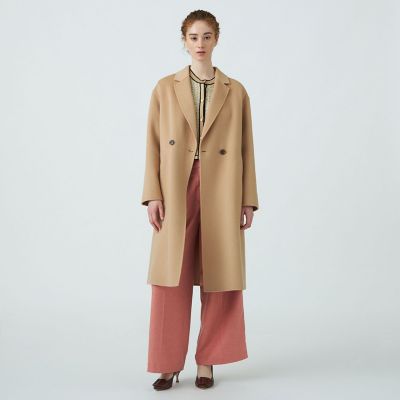 美品　23区　ウールカシミヤリバーコート 新品】23区 ウールカシミヤリバーコート - メルカリ