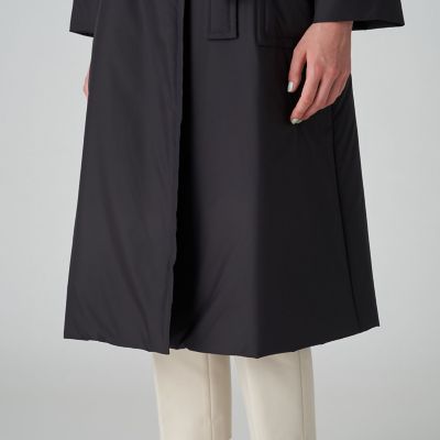 パデットタフタ ベルテッドコート | maison TOMORROWLAND/メゾン