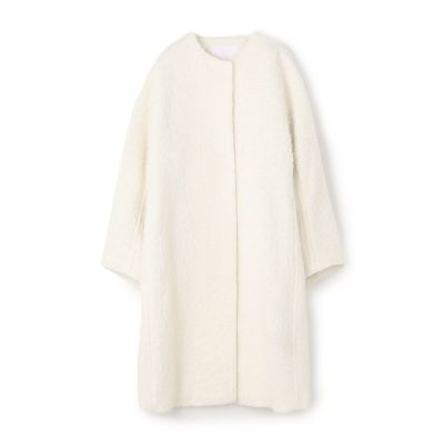 ＜maison TOMORROWLAND＞Ｆｌｏｒａ　クルーネックコート
