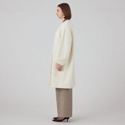 送料無料】Flora クルーネックコート | maison TOMORROWLAND