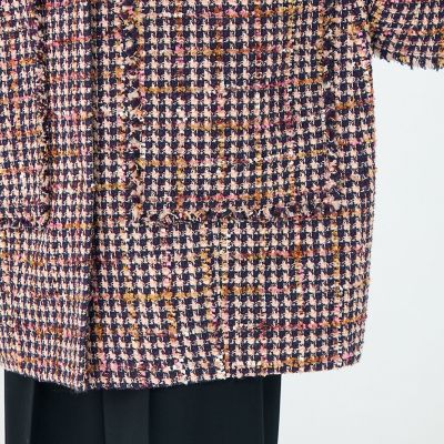 フィルムヤーンツイード コクーンコート | maison TOMORROWLAND/メゾン