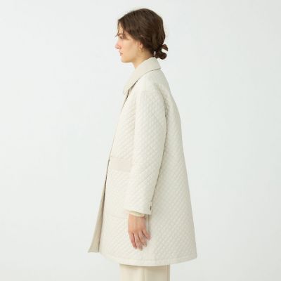 パデットリバーキルティング リバーシブルハーフコート | maison